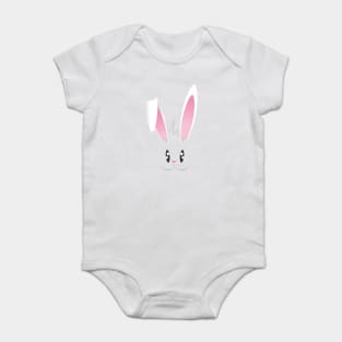 HAPPY RABBIT FACE Baby Bodysuit